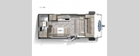 Wildwood FSX 167RB Floorplan Image