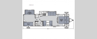 Apex Ultra-Lite 300BHS Floorplan Image