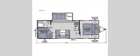 Apex Ultra-Lite 256BHS Floorplan Image