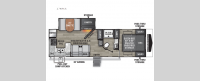 Freedom Express Ultra Lite 274RKS Floorplan Image
