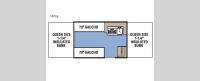 Clipper Camping Trailers 107LS Floorplan Image