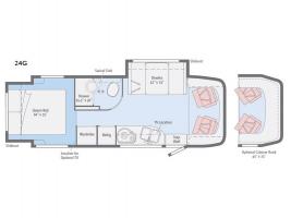 Floorplan - 2017 Winnebago View 24G