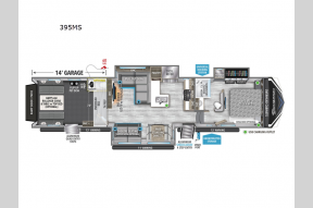 New 2024 Grand Design Momentum M-Class 395MS Photo