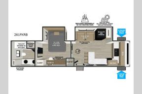 Used 2026 Forest River RV Wildwood Heritage Glen 261FKRB Photo