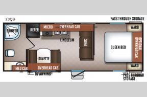 Used 2018 Forest River RV Cherokee Grey Wolf 23QB Photo