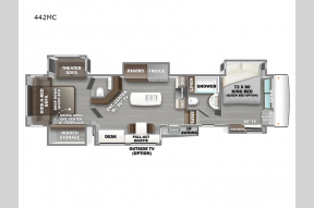 New 2025 Forest River RV RiverStone 442MC Photo