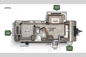 Used 2021 Forest River RV Flagstaff Micro Lite 25FKS Photo