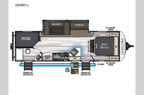 Used 2021 Forest River RV Cherokee Alpha Wolf 26DBH-L Photo