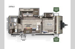 Used 2023 Forest River RV Flagstaff Micro Lite 25FBLS Photo