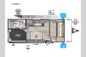 New 2024 Forest River RV Wildwood FSX 179DBKX Photo