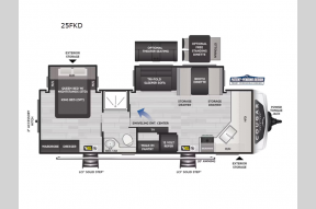 Used 2025 Keystone RV Cougar Half-Ton 25FKD Photo