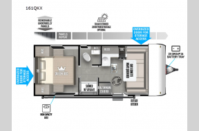 Used 2025 Forest River RV Wildwood FSX 161QKX Photo