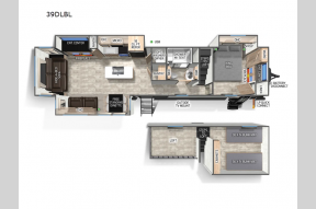 New 2025 Forest River RV Cherokee Timberwolf Black Label 39DLBL Photo