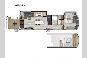 New 2025 Forest River RV Wildwood Grand Lodge 42VERANDA Photo