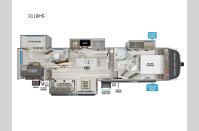 Used 2025 Grand Design Reflection 311BHS Photo