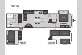 New 2025 Keystone RV Residence 401HBDL Photo