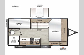 New 2025 Coachmen RV Catalina BCAT164BHX Photo