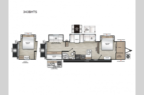 New 2026 Coachmen RV Catalina Legacy Edition 343BHTS Photo