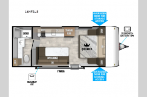 New 2025 Forest River RV Salem FSX 164FBLE Photo