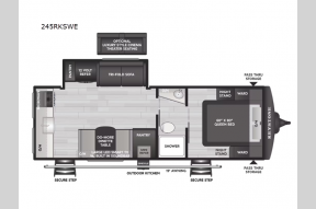 New 2026 Keystone RV Bullet Crossfire 245RKSWE Photo