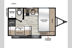 New 2026 Forest River RV Aurora Light 13RDX Photo