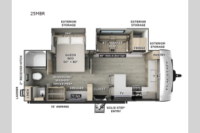 New 2026 Forest River RV Flagstaff Micro Lite 25MBR Photo
