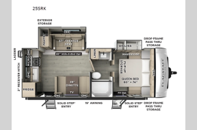 New 2026 Forest River RV Flagstaff Micro Lite 25SRK Photo