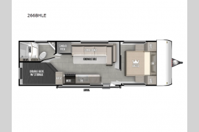 New 2025 Forest River RV Wildwood FSX 266BHLE Photo