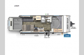 New 2024 Forest River RV Cherokee Grey Wolf 19SM Photo