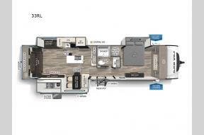 New 2025 Forest River RV Cherokee Alpha Wolf 33RL Photo