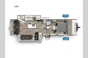 New 2025 Forest River RV Cherokee Alpha Wolf 26RL Photo