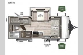 Used 2022 Forest River RV Flagstaff E-Pro E20BHS Photo