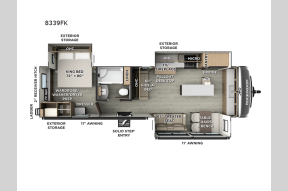New 2026 Forest River RV Rockwood Signature 8339FK Photo