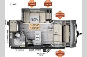 Used 2024 Forest River RV Rockwood Mini Lite 2104S Photo