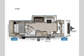 New 2026 Forest River RV Cherokee Grey Wolf 27GH Photo
