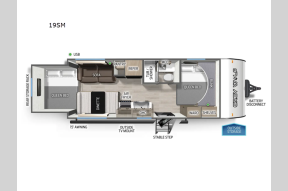 New 2026 Forest River RV Cherokee Grey Wolf 19SM Photo