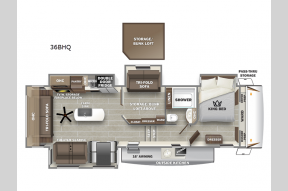 New 2023 Forest River RV Sabre 36BHQ Photo
