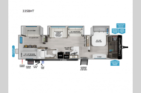 New 2025 Grand Design Transcend 335BHT Photo