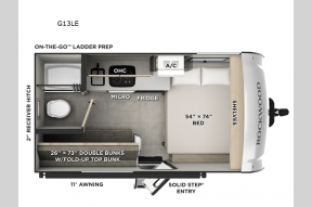 New 2026 Forest River RV Rockwood GEO Pro G13LE Photo