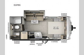 New 2025 Forest River RV Flagstaff E-Pro E20FBS Photo