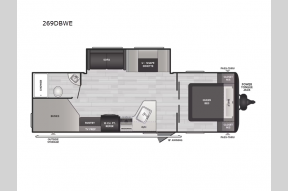 New 2025 Keystone RV Hideout 269DBWE Photo