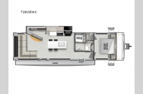 New 2025 Forest River RV Salem T28VIEWX Photo