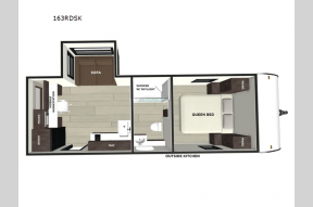 New 2026 Forest River RV Salem FSX 163RDSK Photo