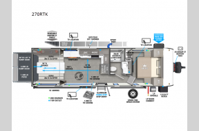 New 2025 Forest River RV Wildwood FSX 270RTK Photo