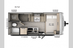 New 2026 Forest River RV Flagstaff E-Pro E17LE Photo