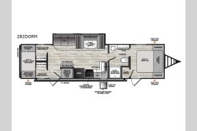 New 2025 Forest River RV Viking 6K Series 282DORM Photo
