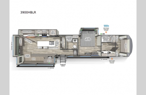 New 2025 Forest River RV Sandpiper 3900HBLR Photo