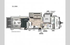 New 2025 Forest River RV XLR Boost 3113BX Photo