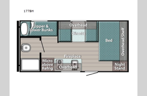 New 2026 Gulf Stream RV Ameri-Lite Super Lite 177BH Photo