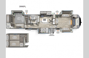 New 2025 Forest River RV Sierra 3990FL Photo